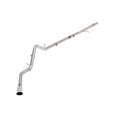 Afe Stainless Steel, Without Muffler, 3 Inch Pipe Diameter, Single Exhaust With Single Exit, Side Exit 49-44128-P